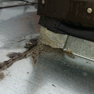 Trīs pēc kārtas pareizi iestrādāti jumta logi, jumta slīpums ap 7 grādi