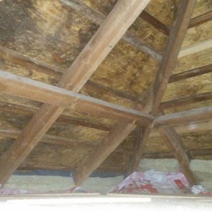 tā jumts izskatās bez ventilācijas 