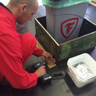 EPDM membrānas mehāniskā stiprināšana