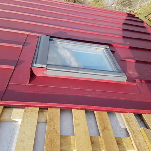 jumta loga iestrāde segumā