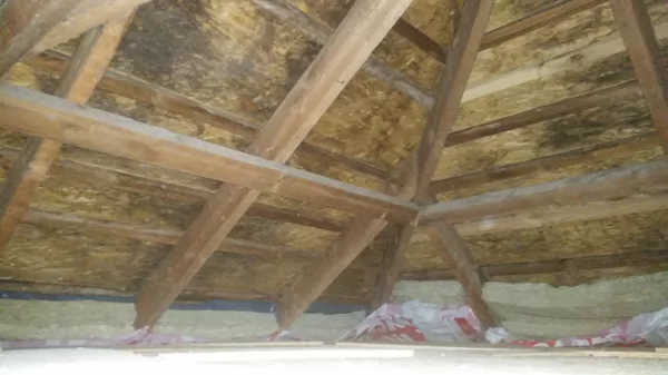 tā jumts izskatās bez ventilācijas 