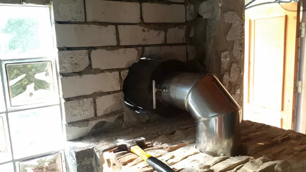 dūmvada pieslēgšana krāsniņai
