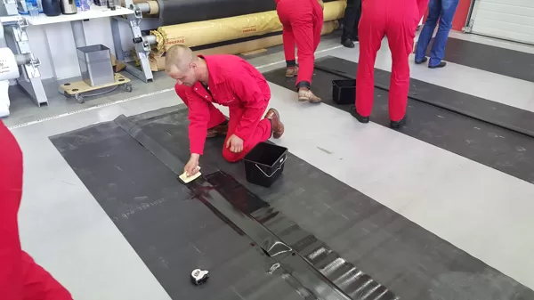 EPDM membrānas praimerēšana