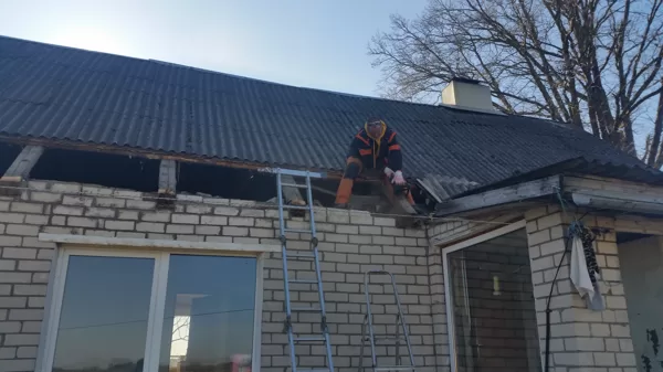 vecā seguma demontāža