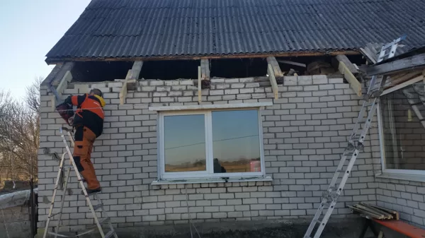 veco spāru pagarinašana