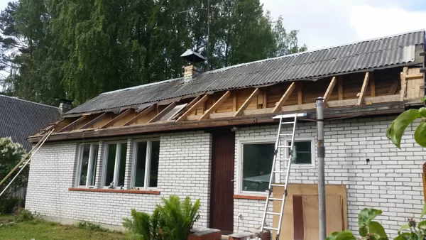 vecā seguma, latojuma demontāža
