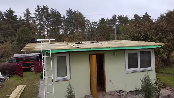 difūzijas plēves un dubūltlatojuma montāža, plaknes ''izvilkšana''