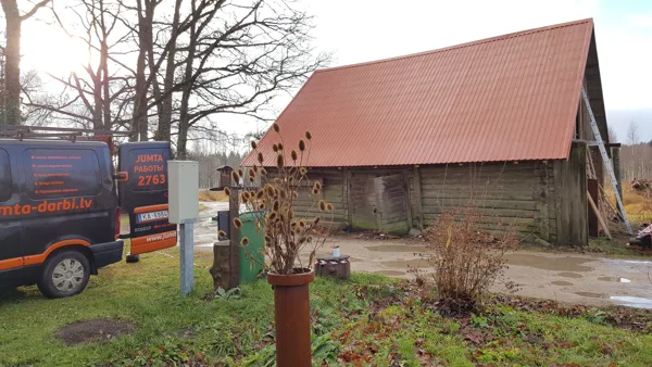 seguma, vējmalas, kores, lāsenes montāža