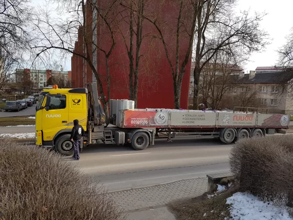 Ruukki materiālu pieņemšana