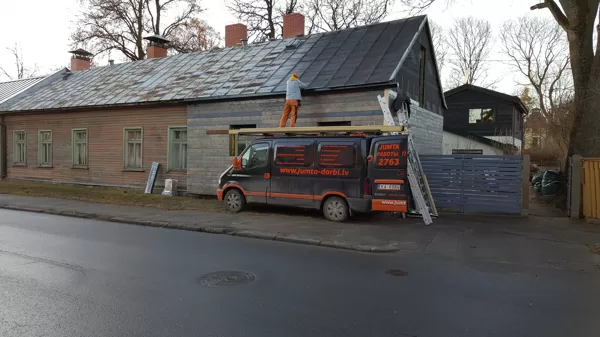 jauno lāseņu, noteku montāža